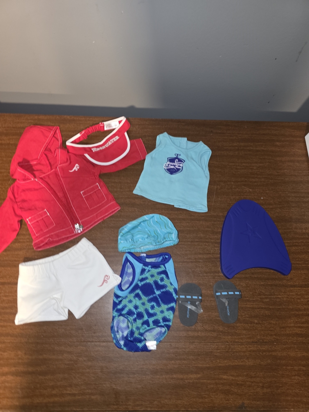 American Girl Chrissa Swim Team outfits